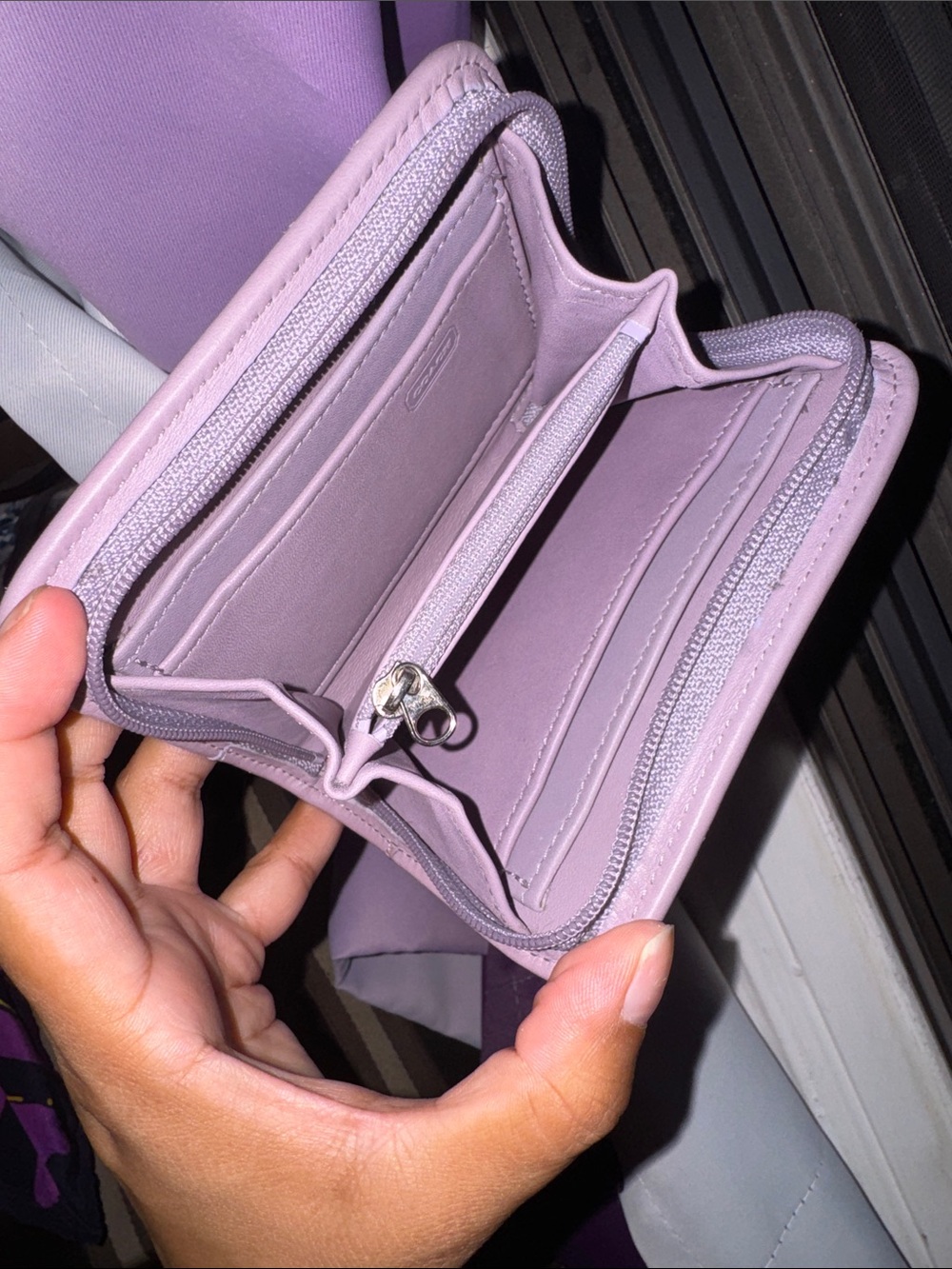 Coach lilac vintage card holder - Picture 9 of 17